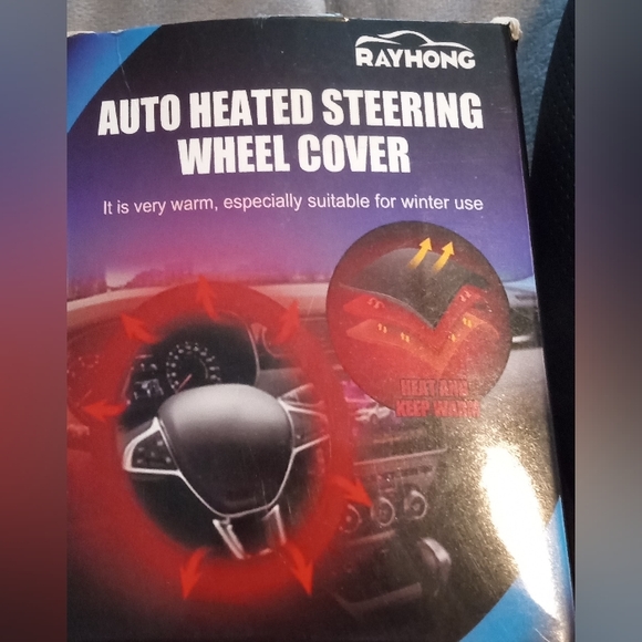 Heated +Regular Steering Wheel Cover🚗 Bundle - Picture 4 of 14